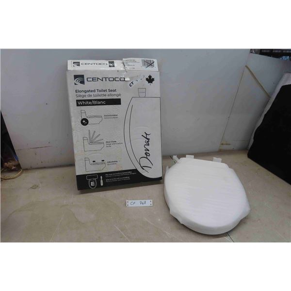 Toilet Seat Elongated New Store Return 