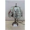 Image 1 : Table Lamp with Glass Shade 23" High