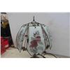 Image 5 : Table Lamp with Glass Shade 23" High