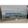 Image 1 : Framed Painting on Canvas 16x49