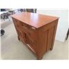 Image 2 : Oak Buffet with Lion Head Brass Pulls 38'' x 49'' x 22'' 