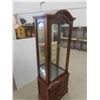Image 2 : China Cabinet with 3 Bottom Drawers, 3 Glass Shelves & Lights 