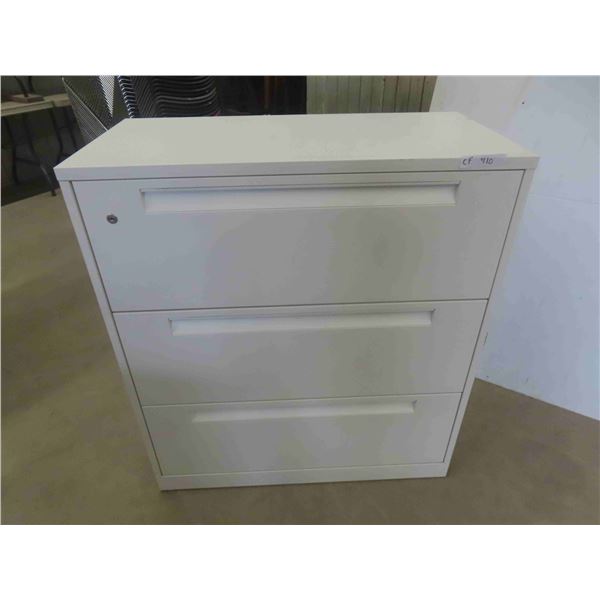 3-Drawer Lateral Metal Filing Cabinet 40'' x 36'' x 18'' 