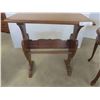 Image 2 : Magazine Stand 25'' x 24'' x 11'' , End Table/Stand 21'' H x 22'' 