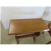 Image 3 : Magazine Stand 25'' x 24'' x 11'' , End Table/Stand 21'' H x 22'' 
