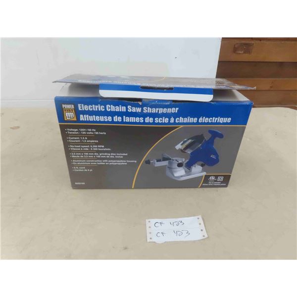 New Old Stock  Powerfist Electric Chainsaw Sharpener 