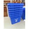 Image 2 : 16 Recycling Bins 8'' x 15'' x 12'' 