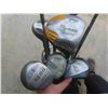 Image 2 : Wilson Golf Bag with 2 Putters & 14 Clubs, Right Handed. 