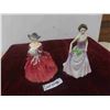 Image 1 : Royal Doulton Figurines 8'' Tall: Jessica 1996 100th Anniversary  and Genevieve 1967 