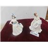 Image 1 : 2 Royal Doulton Figures 8'' Tall : Margaret 1981, Carol 1981 