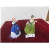 Image 1 : 2 Royal Doulton Figures : 8'' Tall Fleur 1967, 7 1/2'' Tall Laura 2005 