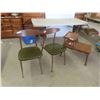 Image 1 : Step Back End Table, 2 Retro Chairs 