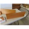 Image 2 : Wood Wall Mount Shelf, Storage Tub 
