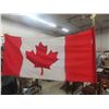 Image 2 : Flag with Indoor Stand 32'' x 66'' 
