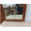 Image 3 : Wood Framed Bevelled Mirror 24'' x 36'' 