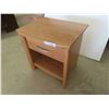 Image 2 : End Table/Night Stand with Drawer 24'' x 22'' x 19'' 