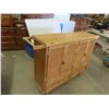 Image 2 : Rolling Wine Rack / Bar 41'' x 50'' x 15'' 