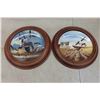 Image 2 : 5 Collector Plates with Wood Frames