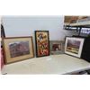 Image 1 : 4 Framed Horse Pictures Largest 20x18