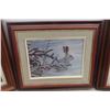 Image 2 : 4 Wood Framed Pictures Largest 16x20