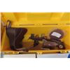 Image 2 : 2 Mastercraft Poly Tool Boxes with Sand Paper, Fasteners, 5 Ft Chain