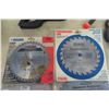 Image 2 : New Saw Blades: 6, 7 1/4", 10" Pipe Wrench, Clamps, Goggles, Ceramic Heater, Bolt Cutters + 