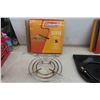 Image 2 : Coleman Stove Grate, Cast Iron Griddle, 5 Bottles Propane, Propane Hose 