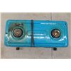 Image 7 : Coleman Stove Grate, Cast Iron Griddle, 5 Bottles Propane, Propane Hose 