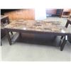 Image 2 : Coffee Table 18'' x 48'' x 24'' , 2 End Tables 22'' x 22'' x 20'' 
