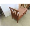 Image 2 : Hall (Or Foot of Bed) Bench 42'' Wide with Hindged Seat for Storage 