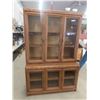 Image 1 : 2pce China Cabinet 75'' x 48'' x 18'' 