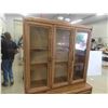 Image 2 : 2pce China Cabinet 75'' x 48'' x 18'' 