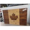 Image 3 : Horse Photo/Picture 20'' x 27'' , Wood Canada Flag Display 26'' x