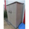 Image 2 : Rubbermaid 2 Door Yard Shed 77'' x 63'' x 32'' 