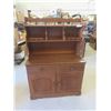 Image 1 : 2pce Step Back Cabinet Rock Maple Wood by Kilgour USA 60'' x 42'' x 17'' 