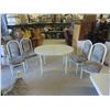 Image 1 : Kitchen Table 30'' x 36'' x 48'' , Leaf 12'' & 4 Chairs 