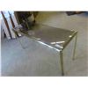 Image 2 : Brass Sofa Table/Stand 25'' x 16'' x 49'' 