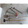 Image 1 : 6 Hand Yard Tools: Spade, Edger, Weeder, Sledge & More 