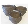 Image 1 : mdesign set of 3 woven baskets - New or Store Return  