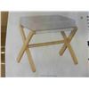 Image 2 : BAMBOOHOMIE Foldable Foot Stool Ottoman, Modern Foot Rest with 