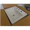 Image 1 : New Chevit Camilla Semi Recessed Lavatory Sink 