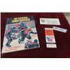 Image 1 : 1989 NHL All Star Ticket with Original Envelope, Sticks and Pucks  'The Pro Hockey Experience' 