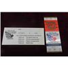 Image 2 : 1989 NHL All Star Ticket with Original Envelope, Sticks and Pucks  'The Pro Hockey Experience' 