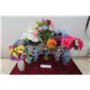 Image 1 : 6 Different Decorative Vases with Artifcial Flower