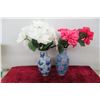 Image 3 : 6 Different Decorative Vases with Artifcial Flower