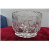 Image 4 : Pinwheel Crystal Bowl 7" Diameter New in Box 