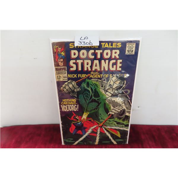 Marvel Dr. Strange Volume 1 #166, 1968 12cent Board and Bag