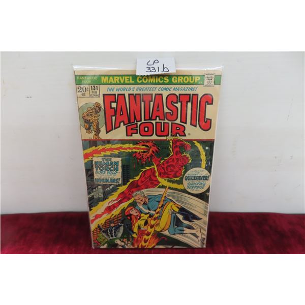Marvel Fantastic Four Volume 1 #131 1973, 20cent Board and Bag