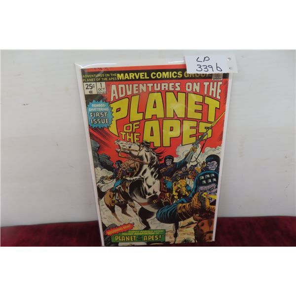 Marvel Planet of the Apes Volume 1 #1 1975 Year, 25cent Board and Bag V.F. Rare 