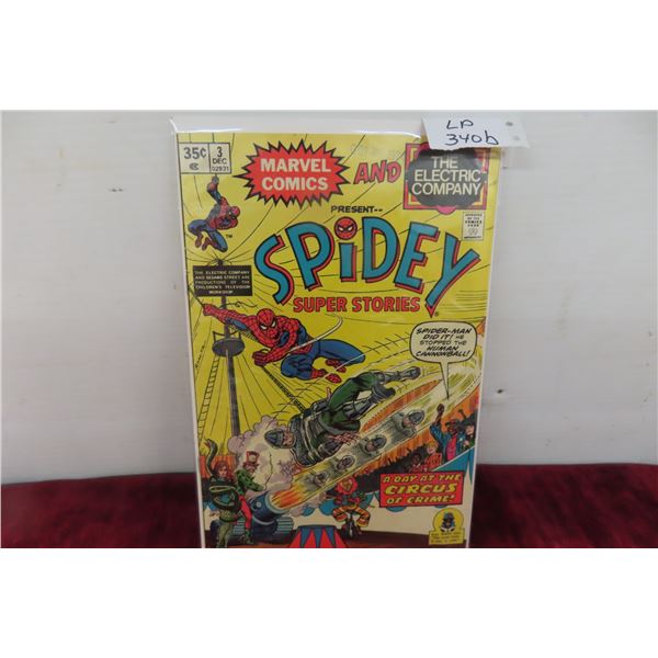 Marvel Spidey Volume. 1 33 1974 Year .35cent Board and Bag